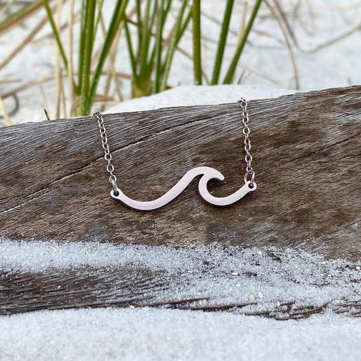 Zilveren Zee Golf Ketting
