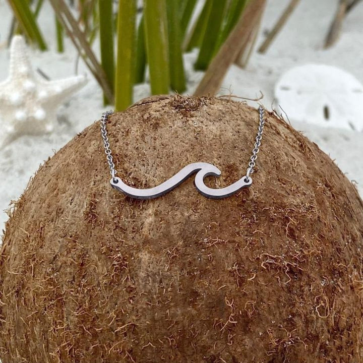 Zilveren Zee Golf Ketting