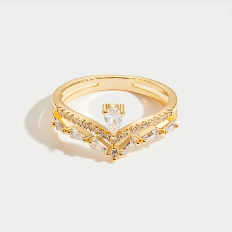Aura - Elegante kristallen ring