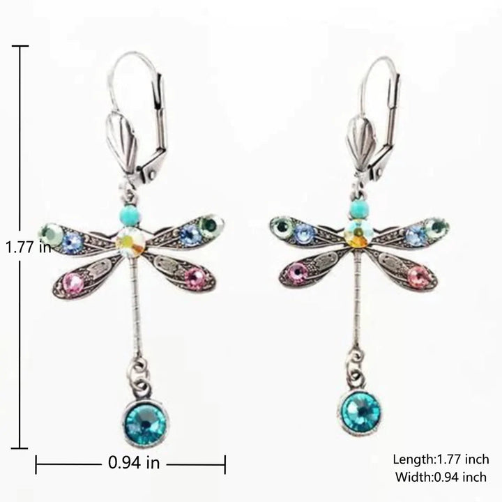 Elegante Gegraveerde Libelle Oorbellen