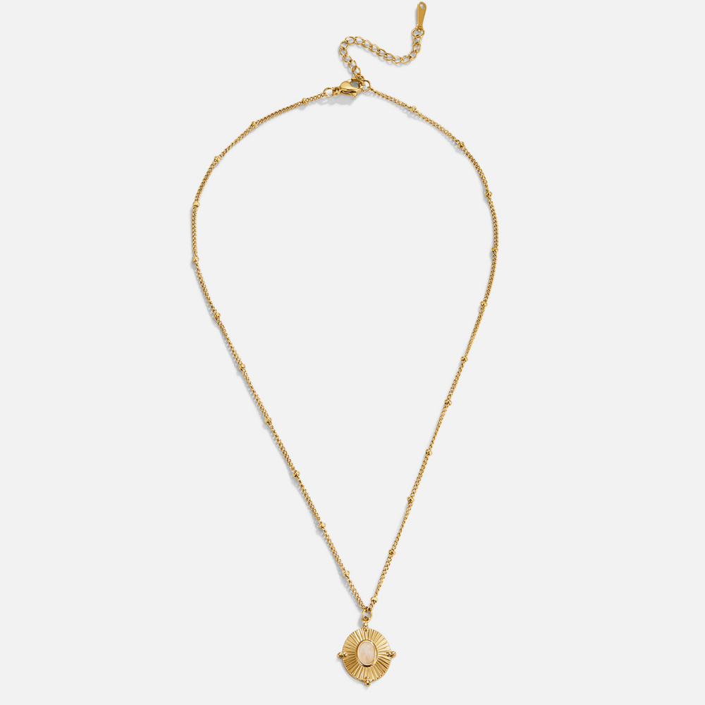 Vintage Monique Ketting met Steen