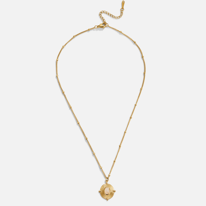 Vintage Monique Ketting met Steen