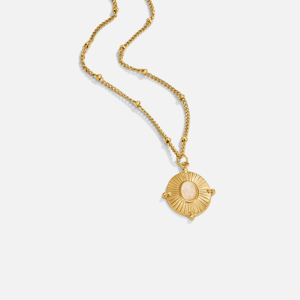 Vintage Monique Ketting met Steen