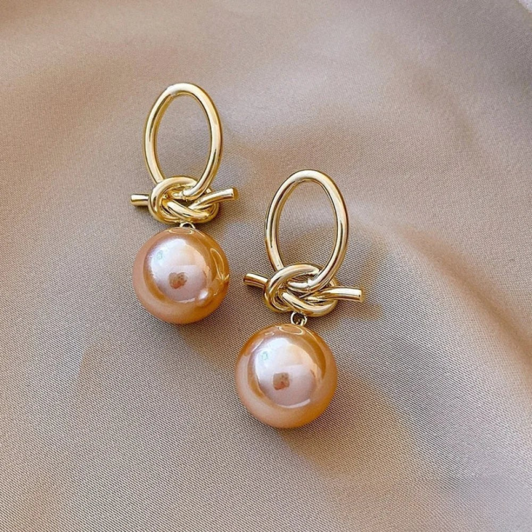 Elegante Parel Dangle Oorbellen