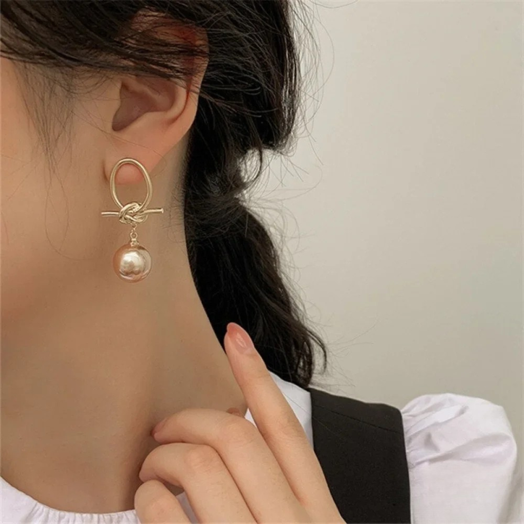 Elegante Parel Dangle Oorbellen