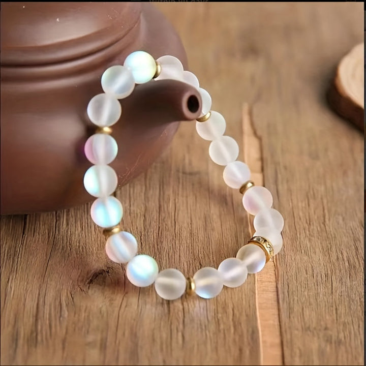 Vertrouwen Parels Maansteen Armband