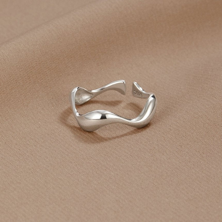 Golven - Minimalistische ring