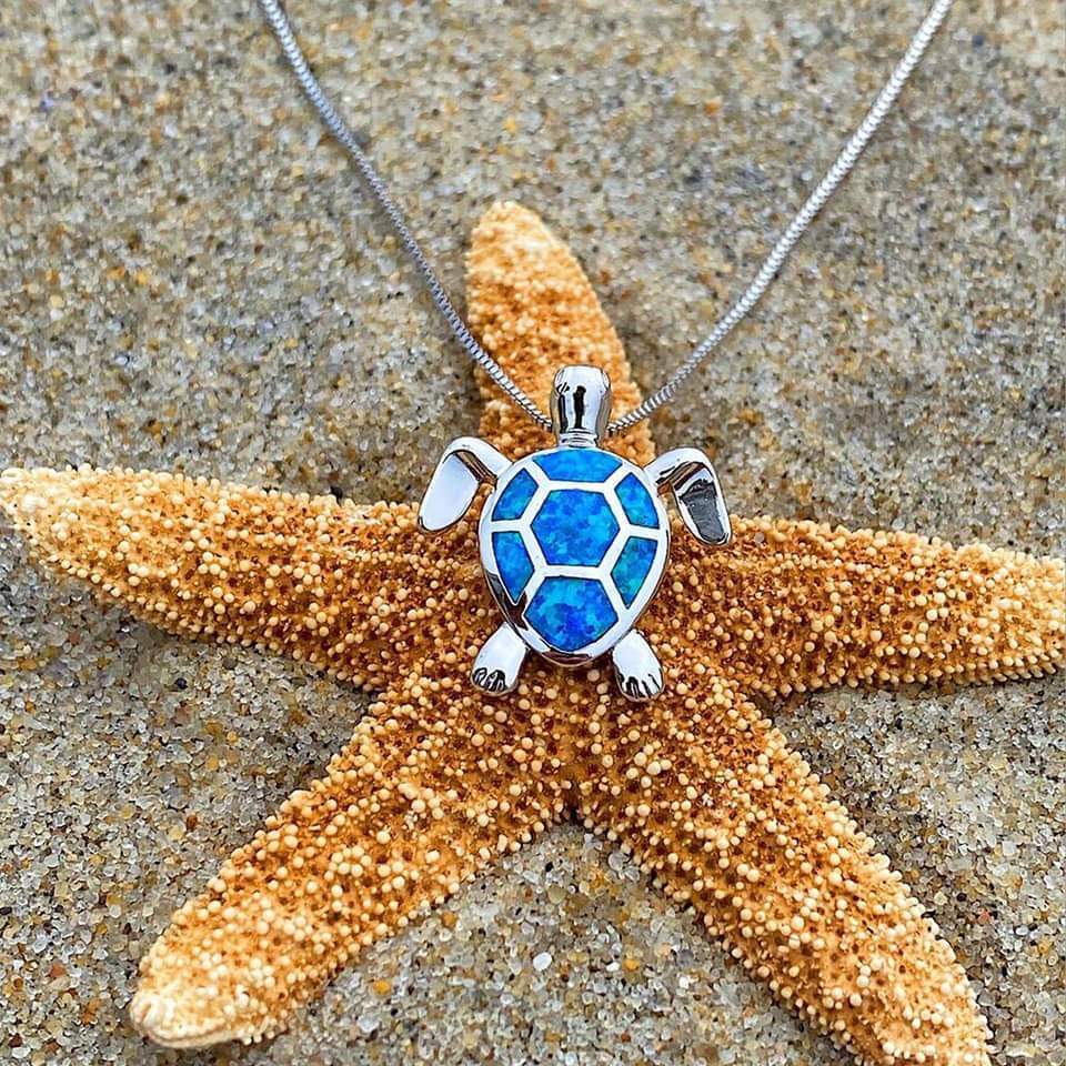 Opal Zeeschildpad Sieraad Set