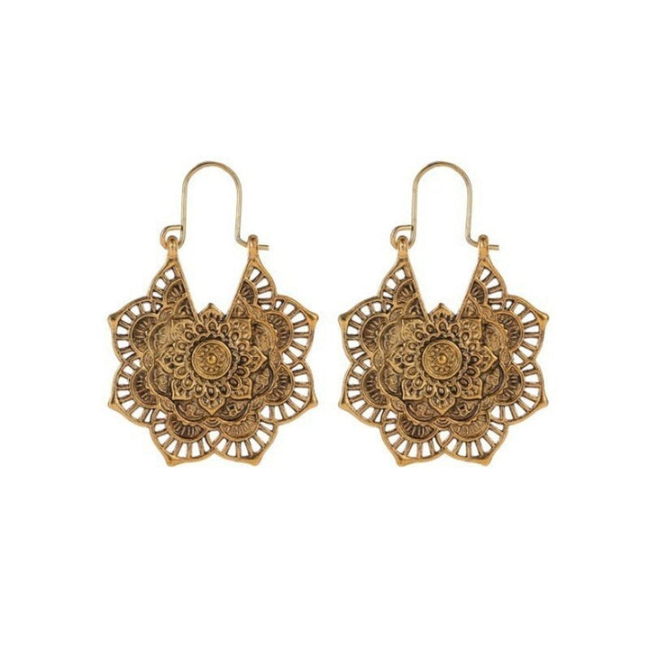 Lotus Mandala Oorbellen