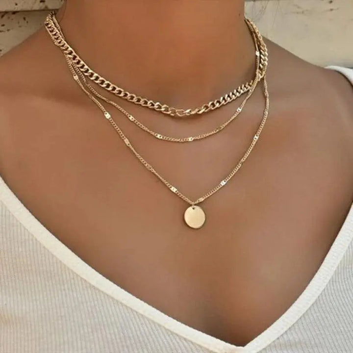 Elegante Gouden en Zilveren Collier