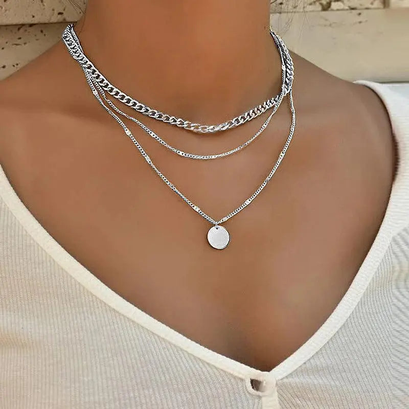 Elegante Gouden en Zilveren Collier