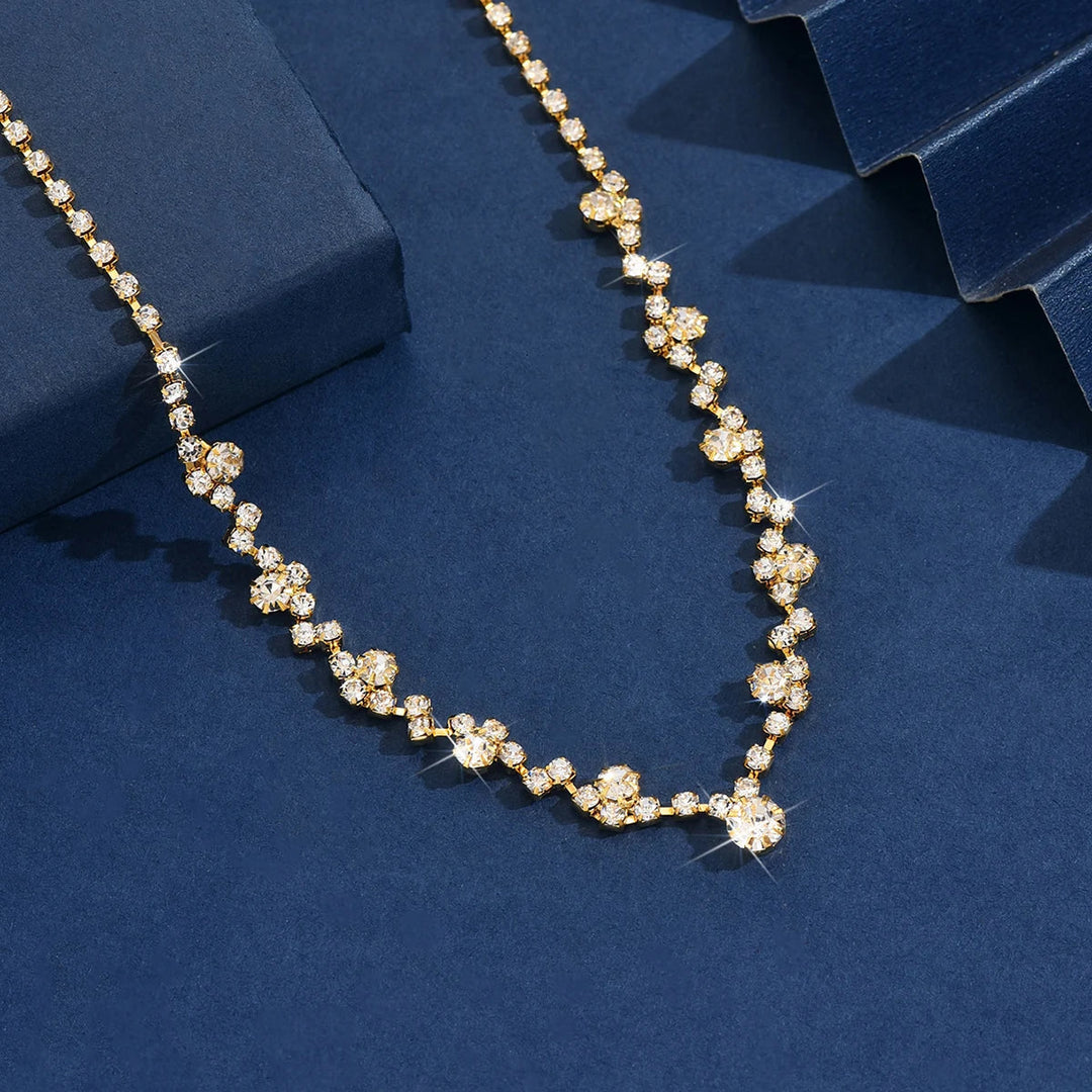 Elegante trouwcollier met diamanten