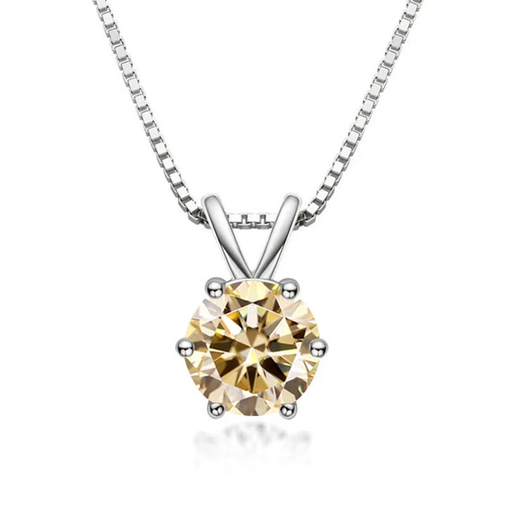 Elegante Solitairring met Moissaniet