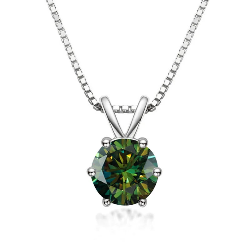 Elegante Solitairring met Moissaniet