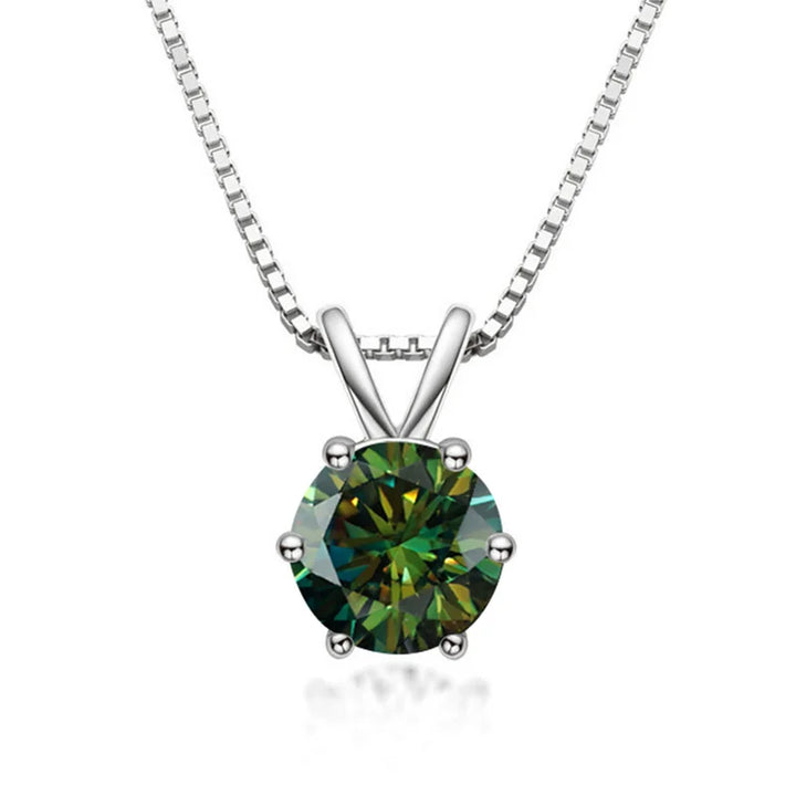 Elegante Solitairring met Moissaniet