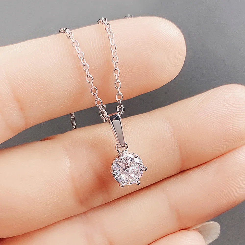 Klassieke Ketting met Zirconia Hanger