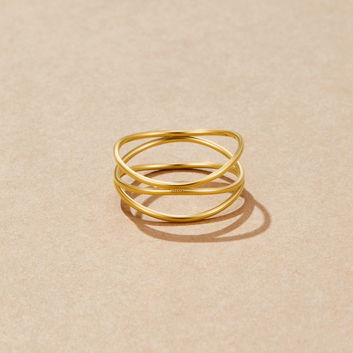 Infinity Loop - Gouden Ring