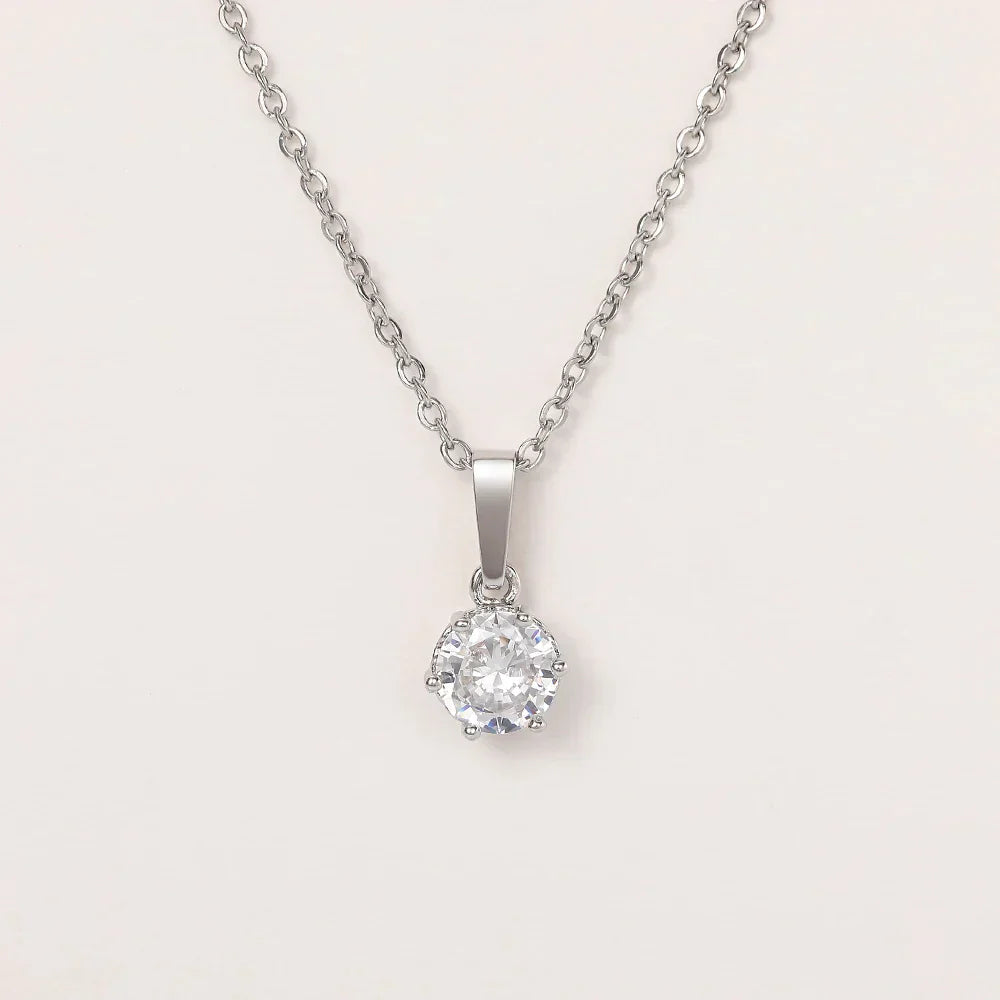 Klassieke Ketting met Zirconia Hanger