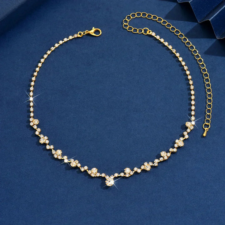 Elegante trouwcollier met diamanten