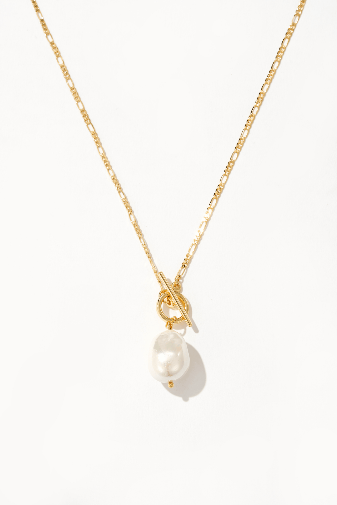Elegante Halsketting met gouden parel