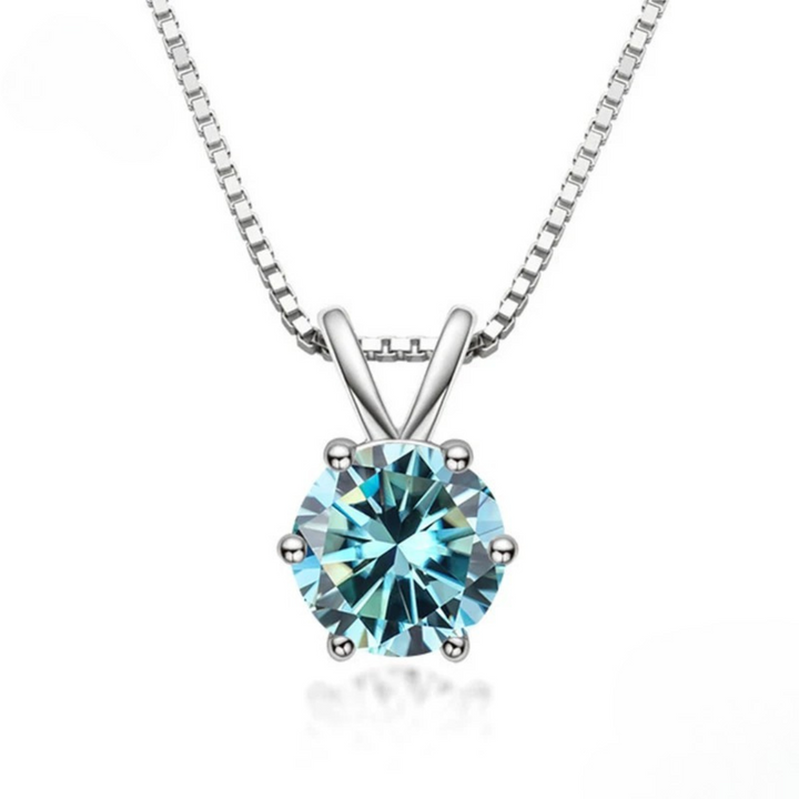 Elegante Solitairring met Moissaniet