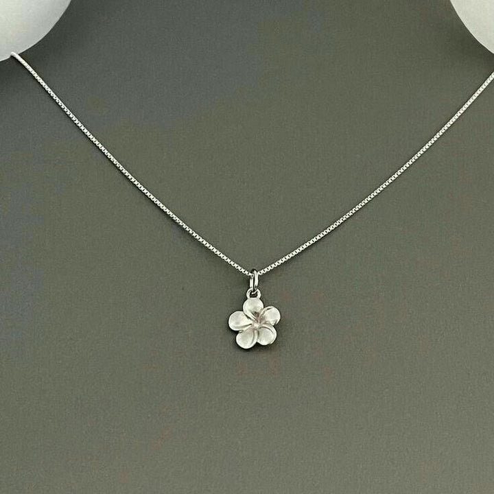 Sterling Zilveren Bloesem Ketting