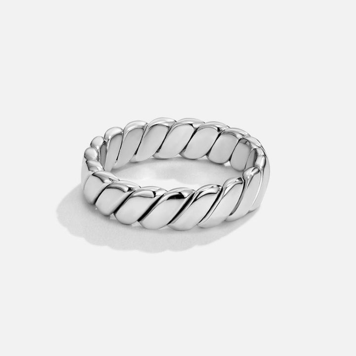 Calira Twisted Infinity zilveren ring