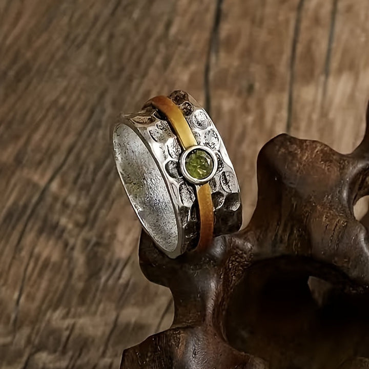 Elegante groene zirkonia ring