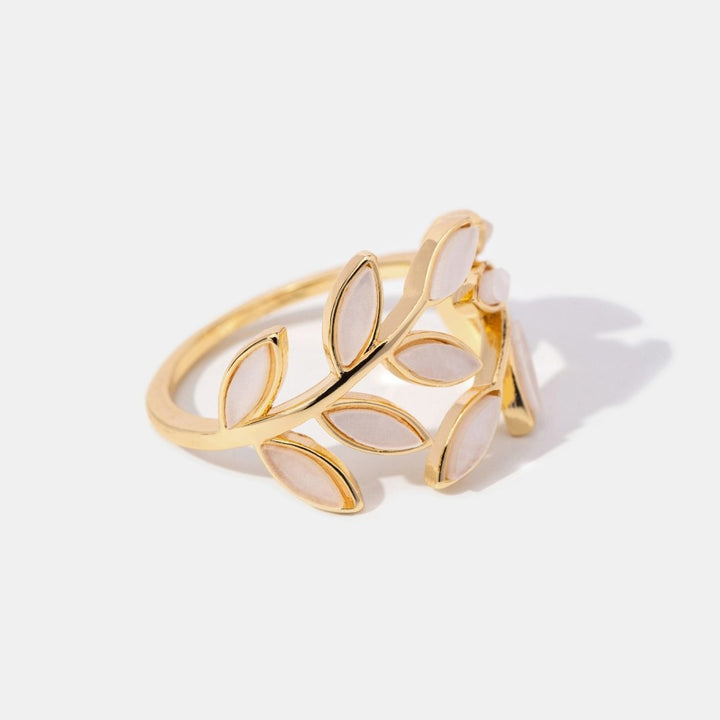 Serene - Ring met bladgoud