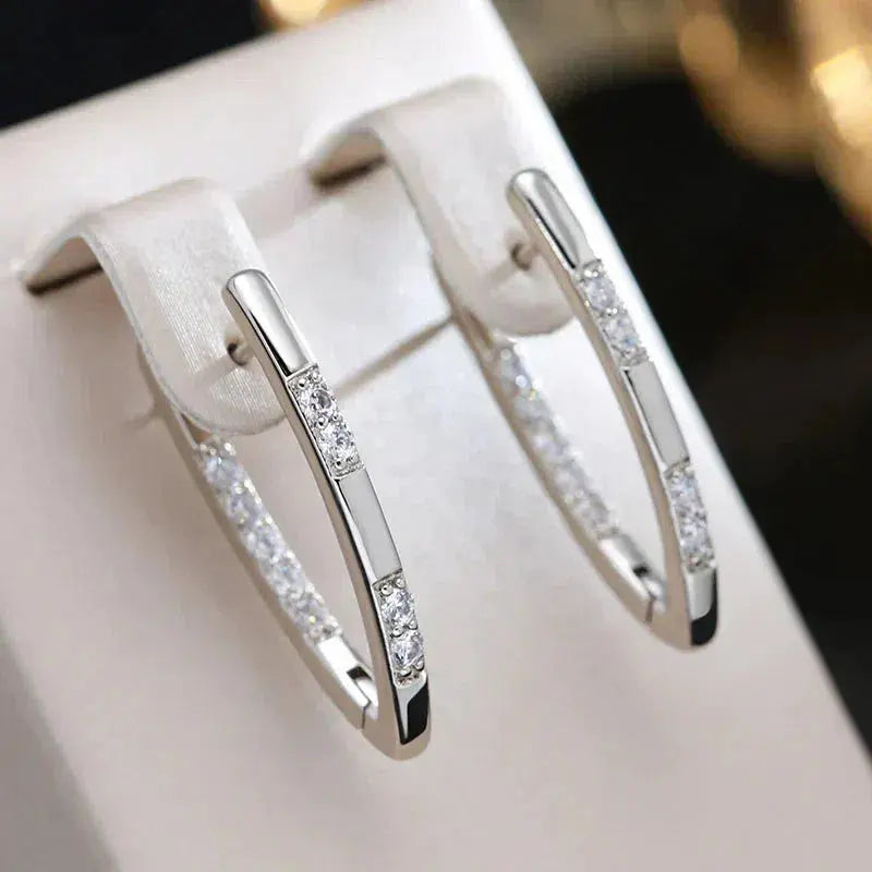 Elegante Oorbellen met Zirkonia-stenen
