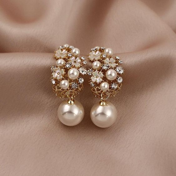 Elegante Mooie Parel Oorbellen