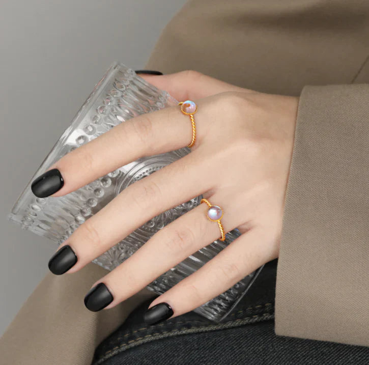 Maansteen Ring - Oog