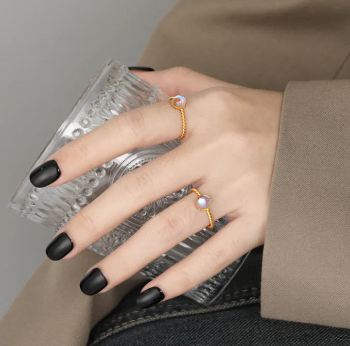 Maansteen Ring - Oog