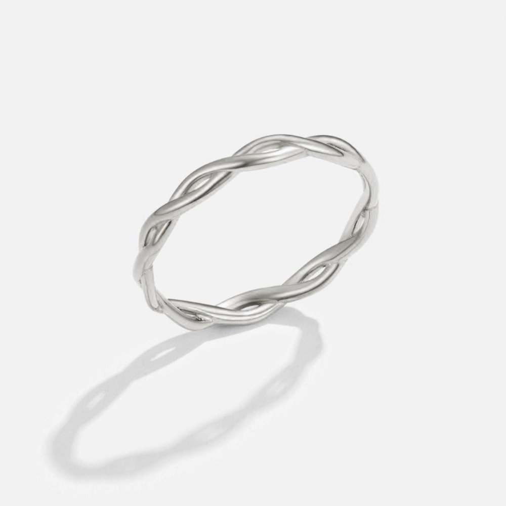 Infinity 18K zilveren draaibare ring