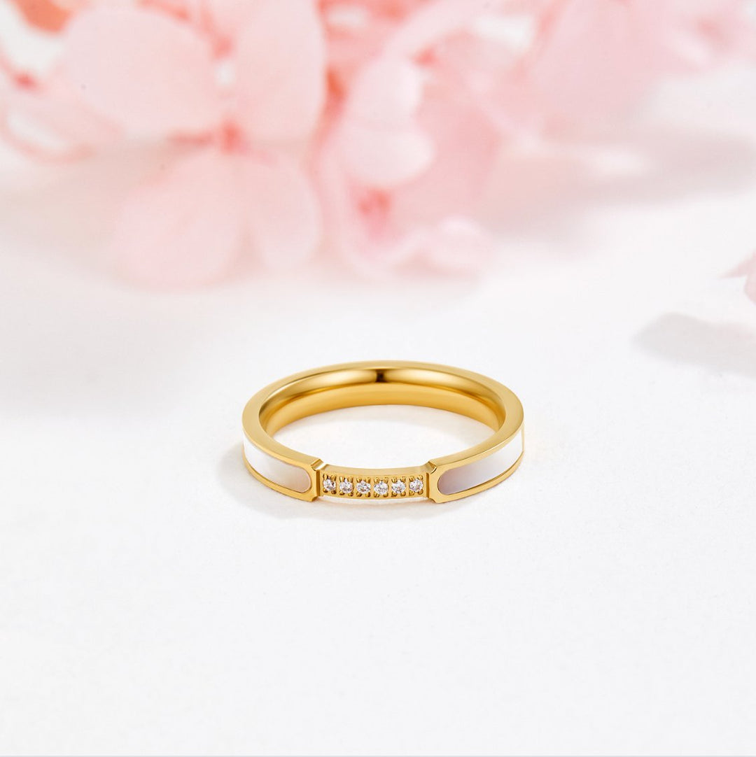 Unity - Parel- en kristallen ring