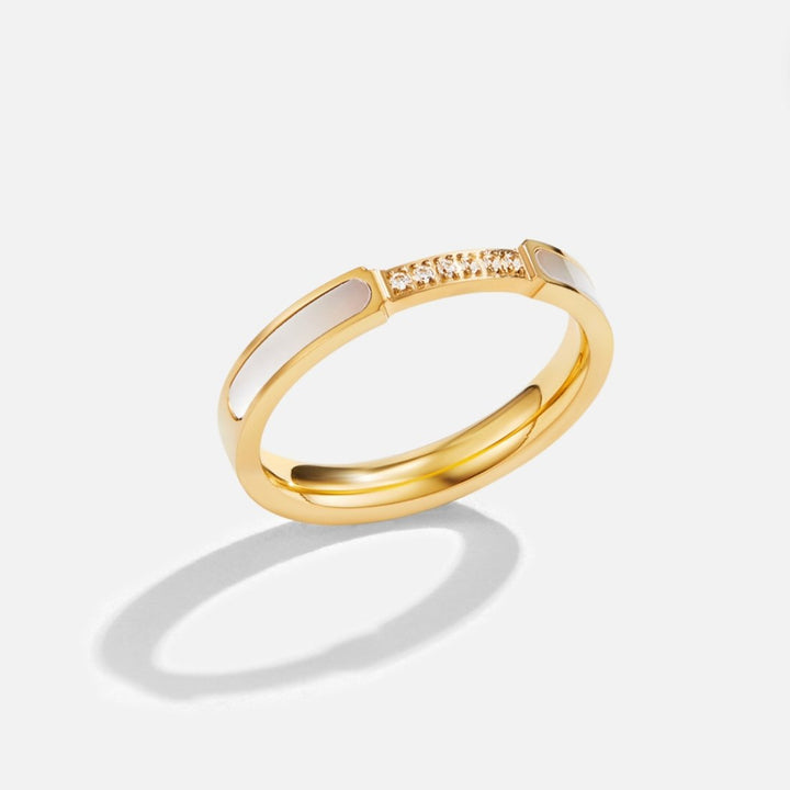 Unity - Parel- en kristallen ring