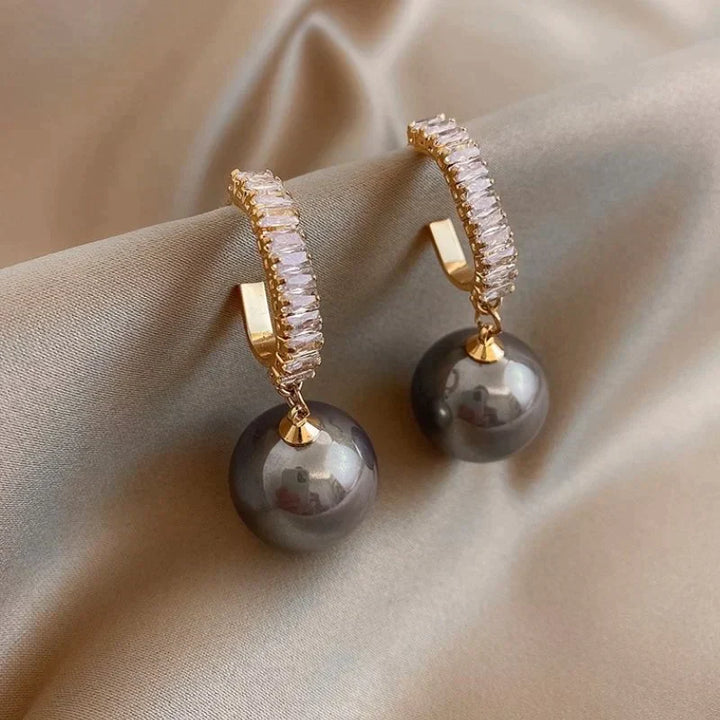 Luxe Parel en Zirkonia Oorbellen