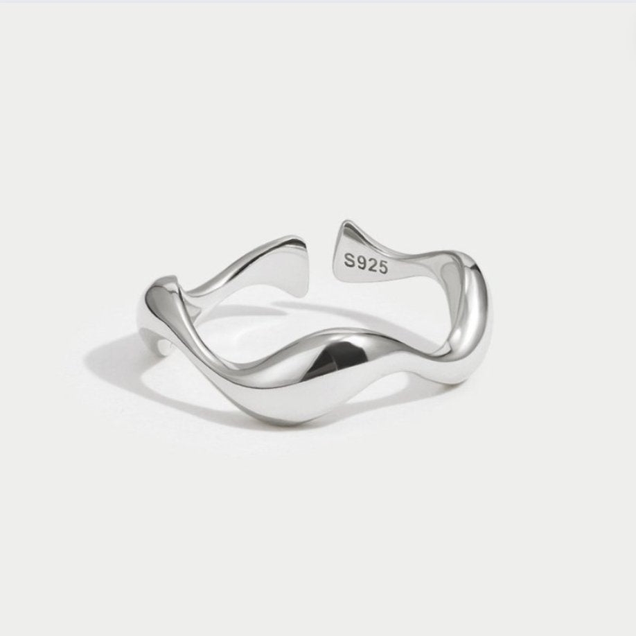 Golven - Minimalistische ring