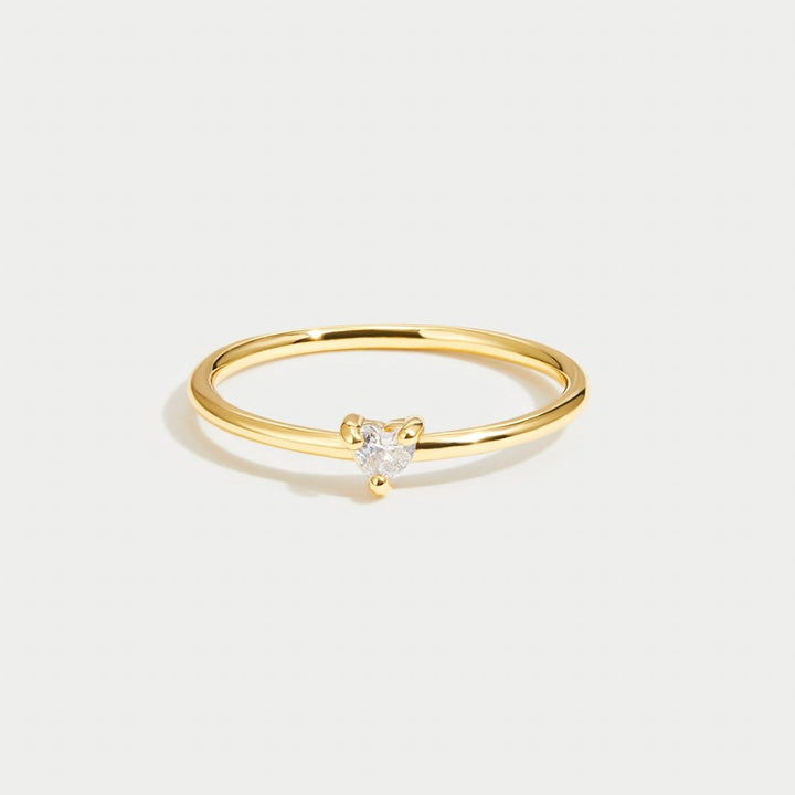 Liefde - Kristallen hartring