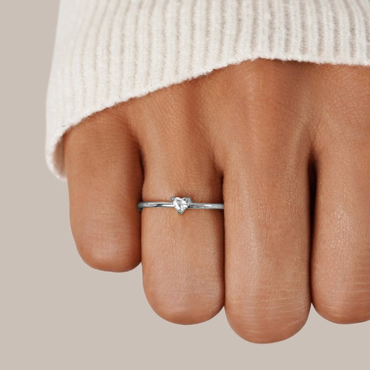Kristallen hartring 'Little Love'