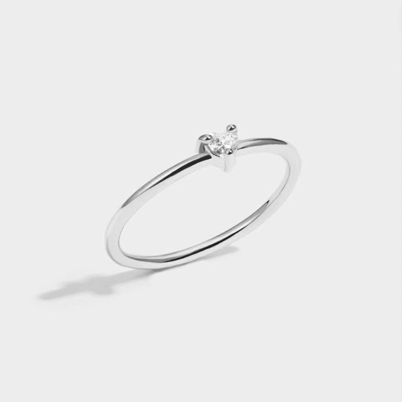 Kristallen hartring 'Little Love'